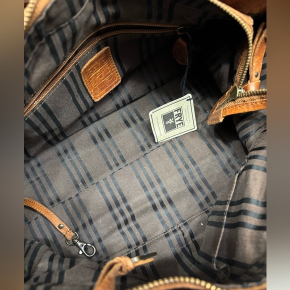 Vintage Leather Frye Handbag - Picture 6 of 8